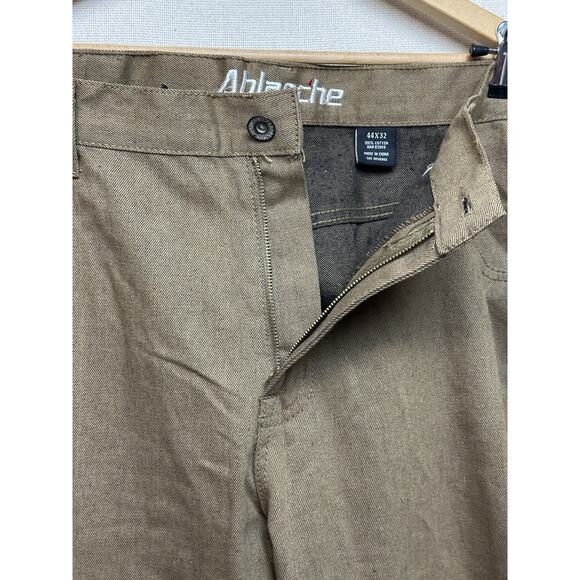 Ablanche New York Mens Brown Jeans 44x32 (31) 100% Cotton Casual Workwear - Picture 5 of 16